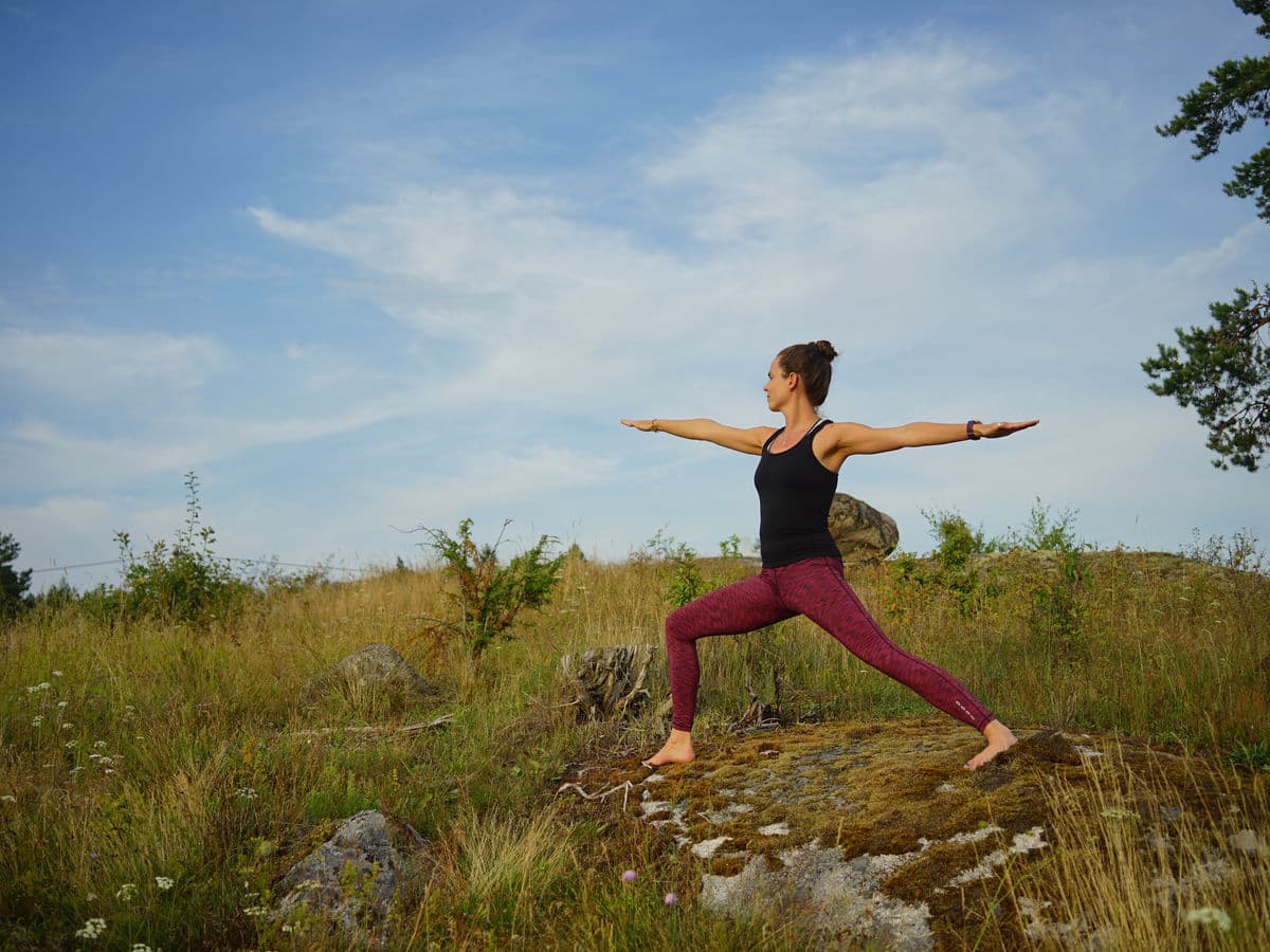 Yoga vor Ort